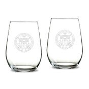 USC Trojans Set of 2 Seal Riedel White Wine Glass